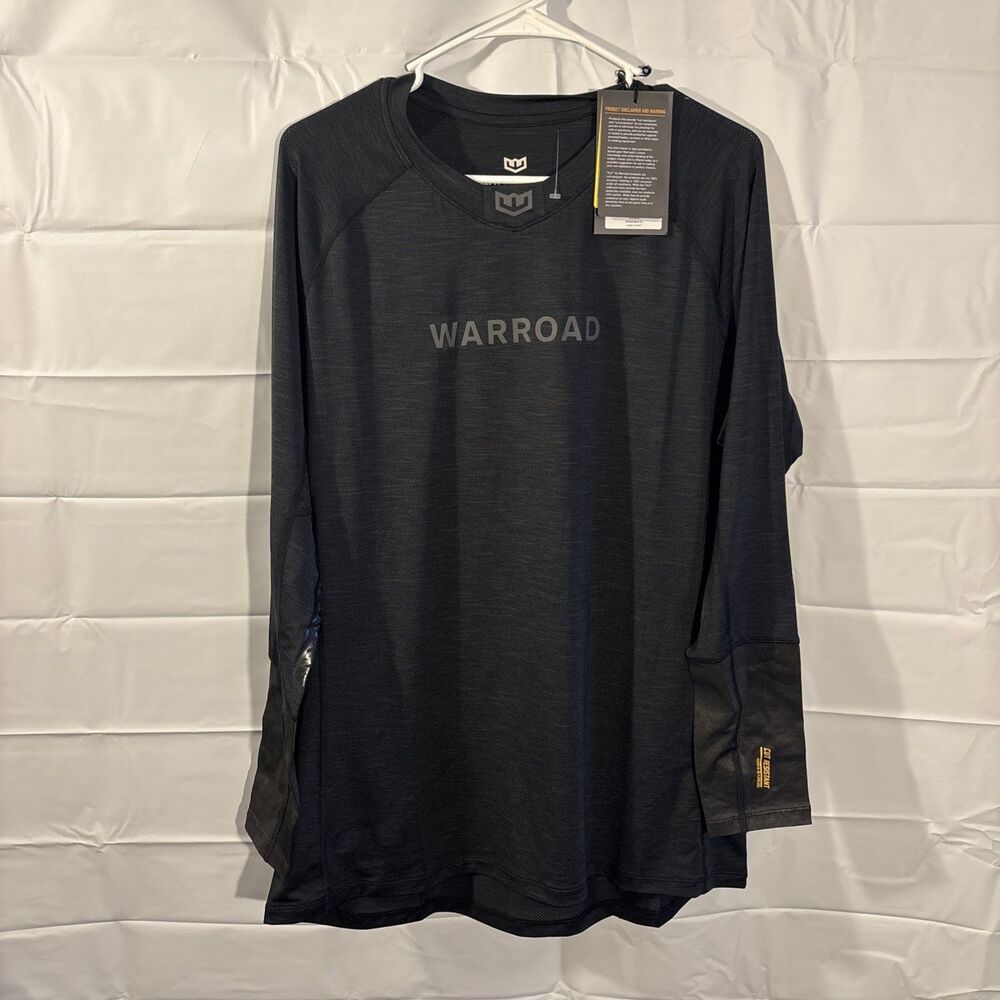 NWT Warroad Tilo Pro Stock Black Men’s XL Cutlon & Ionic+ Wrist Cut Resistant